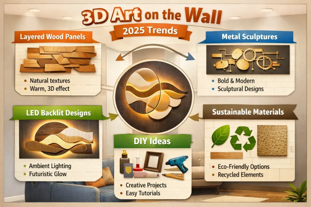 3D Art On The Wall