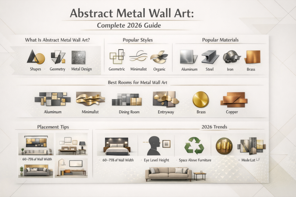 Abstract Metal Wall Art