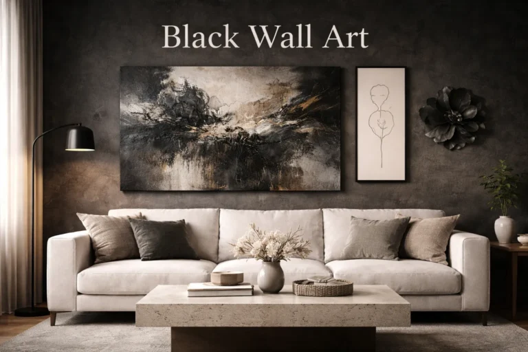 Black Wall Art