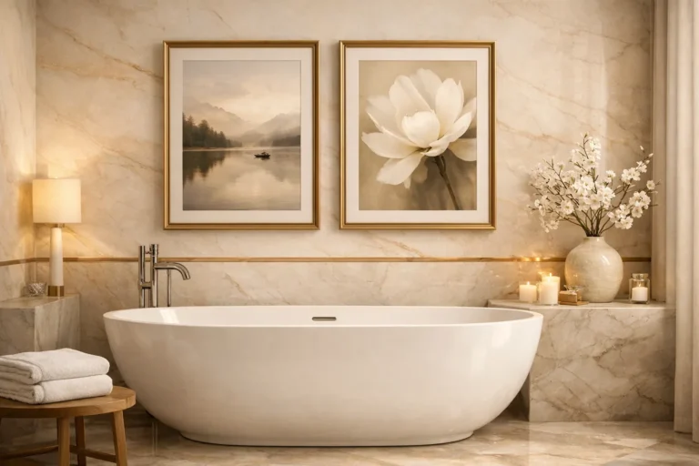 Classy Bathroom Wall Art