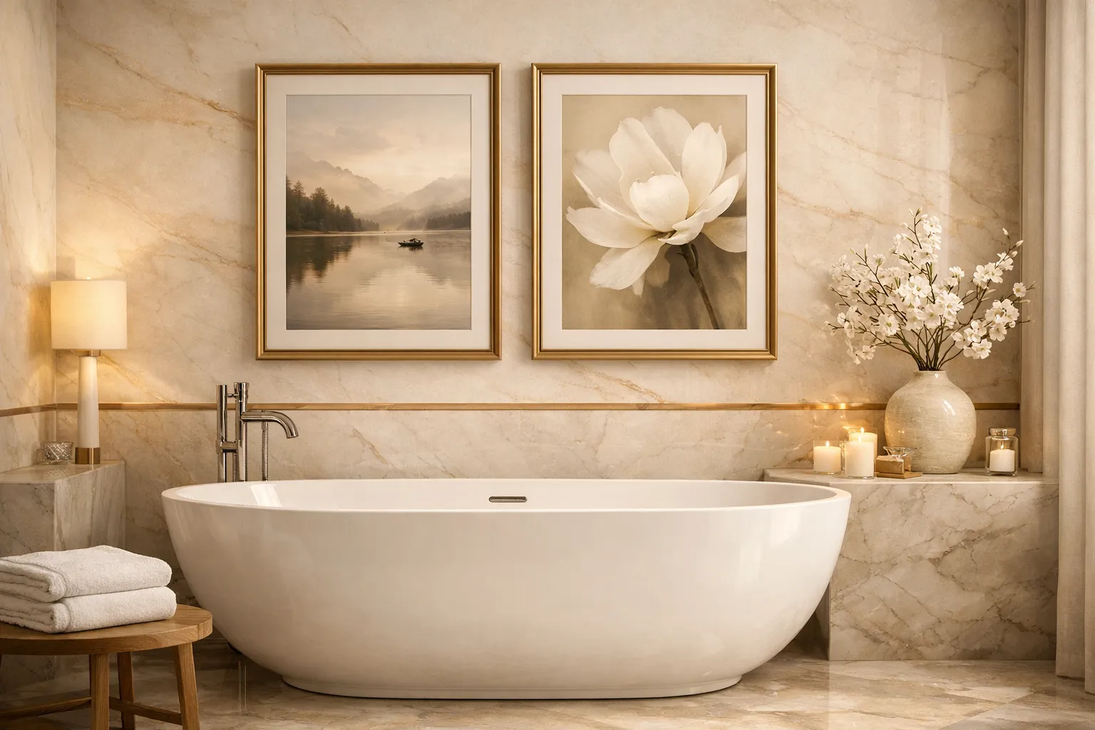 Classy Bathroom Wall Art