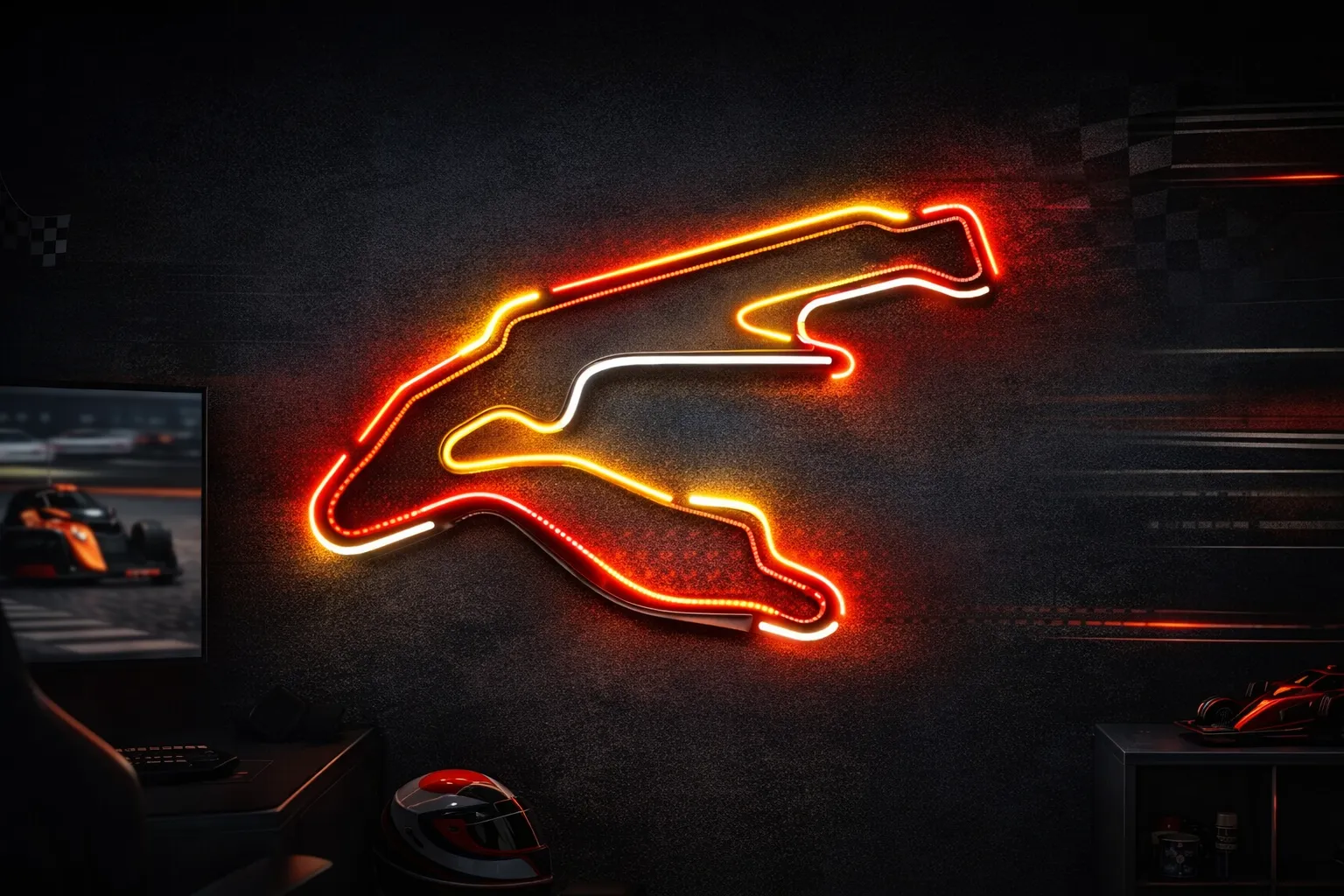 Spa-Francorchamps LED Wall Art