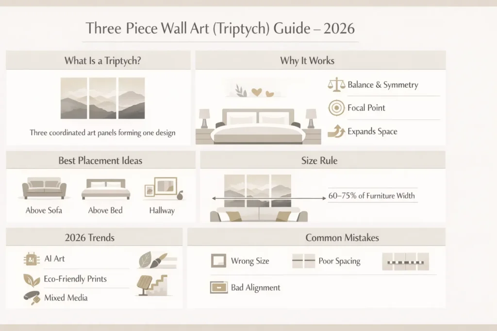 Three Piece Wall Art