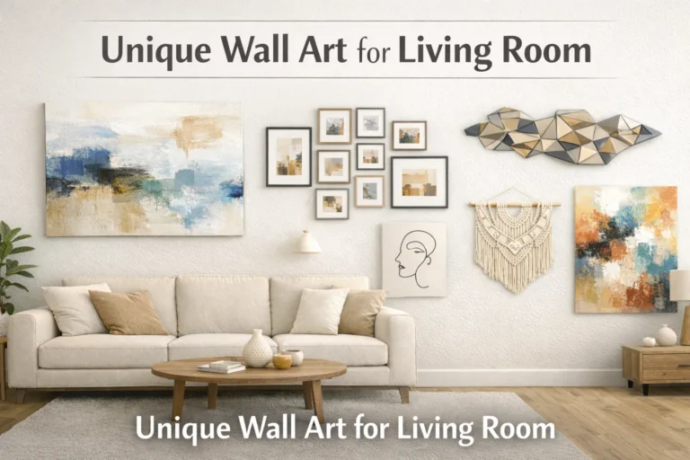 Unique Wall Art for Living Room