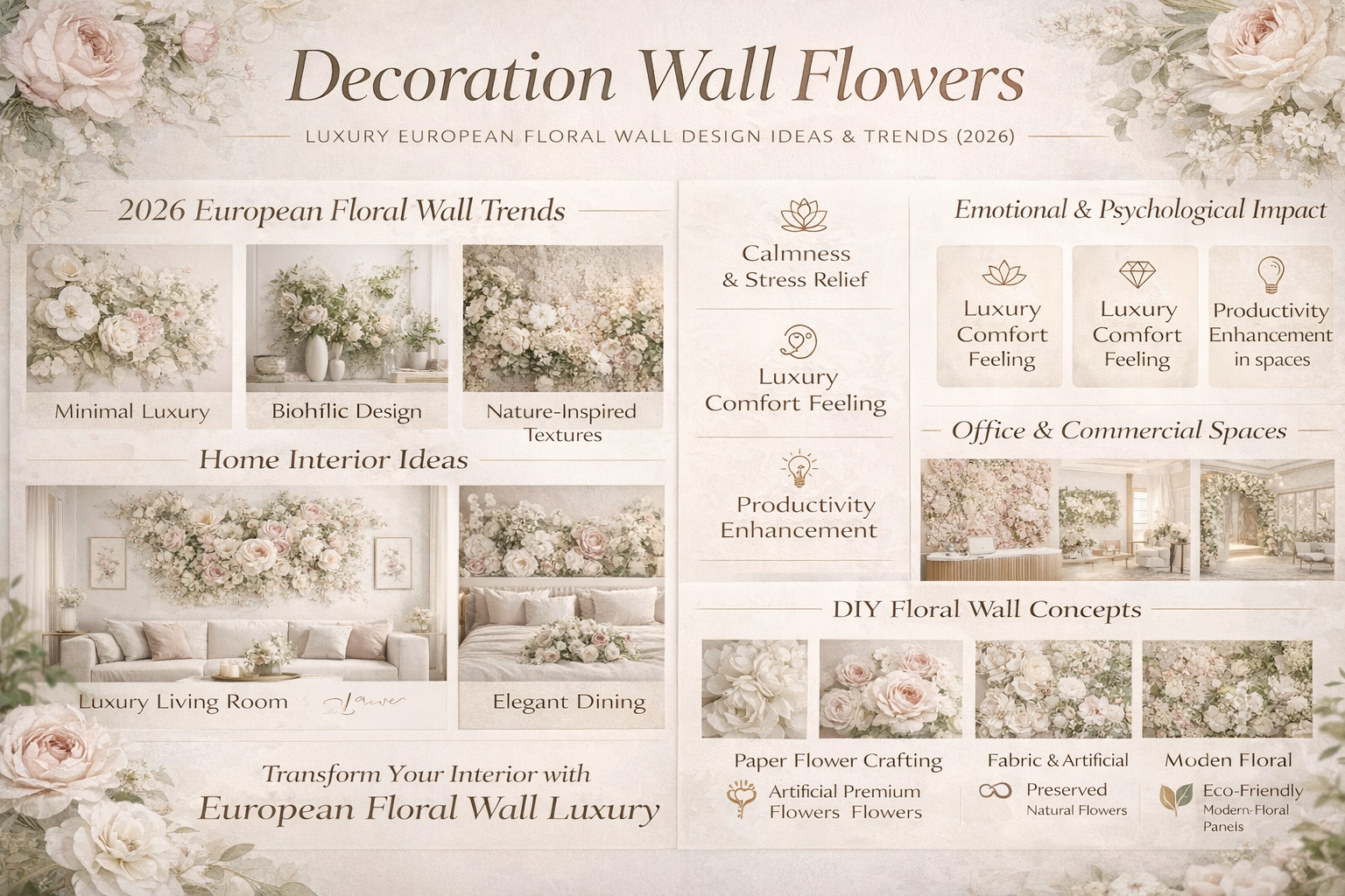 Decoration Wall Flowers