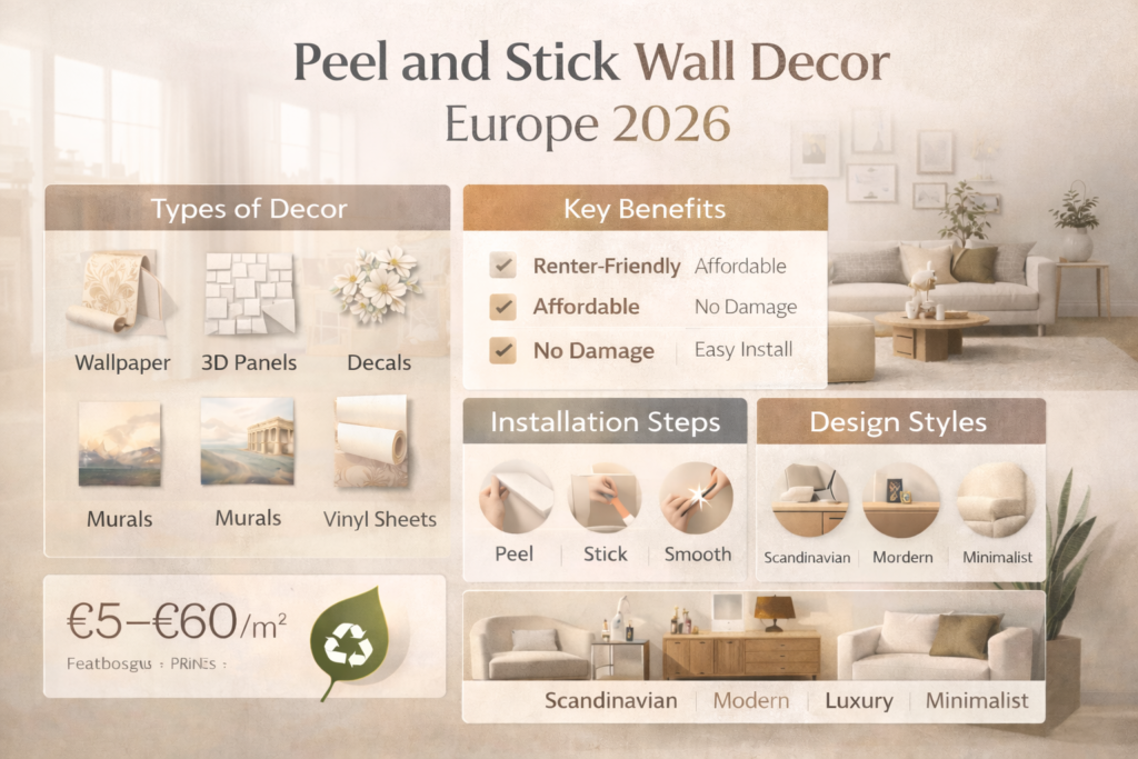 Peel and Stick Wall Decor
