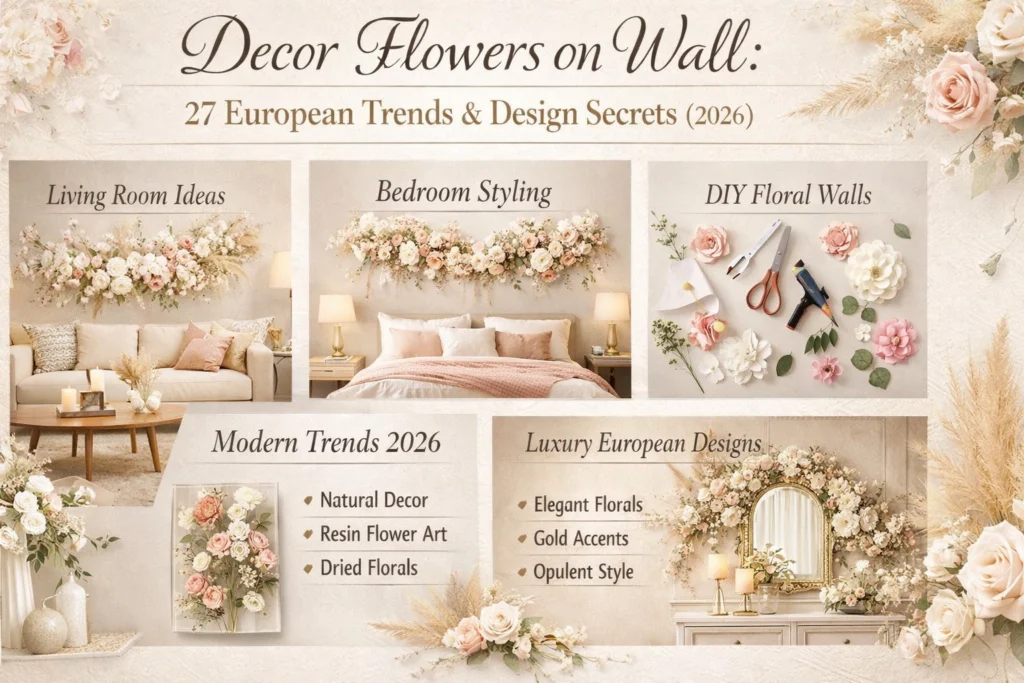 Decor Flowers on Wall