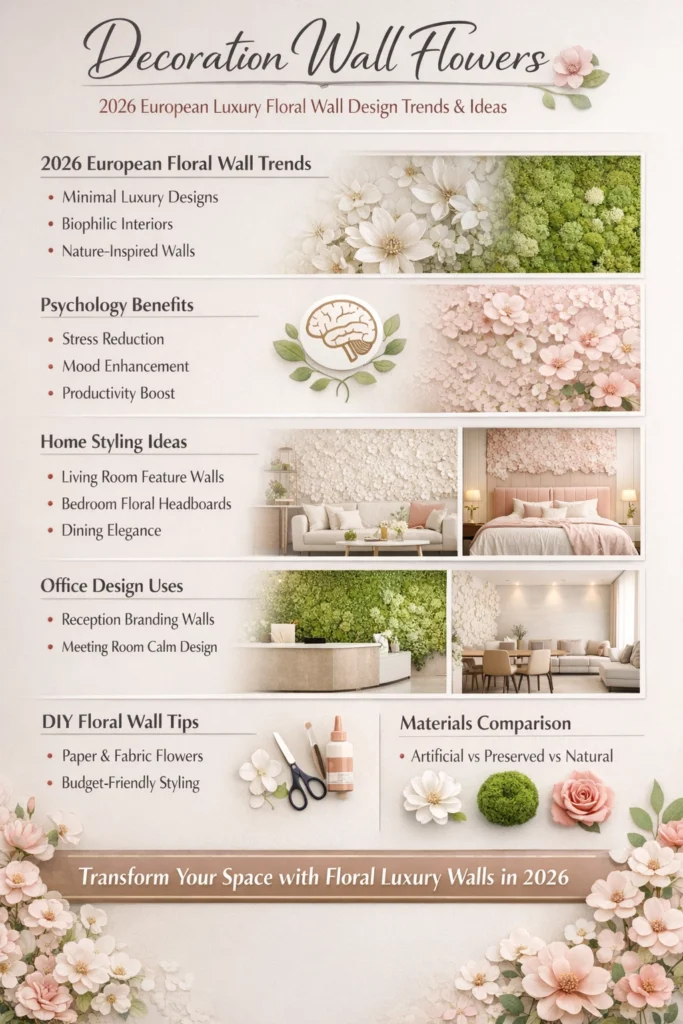 Decoration Wall Flowers