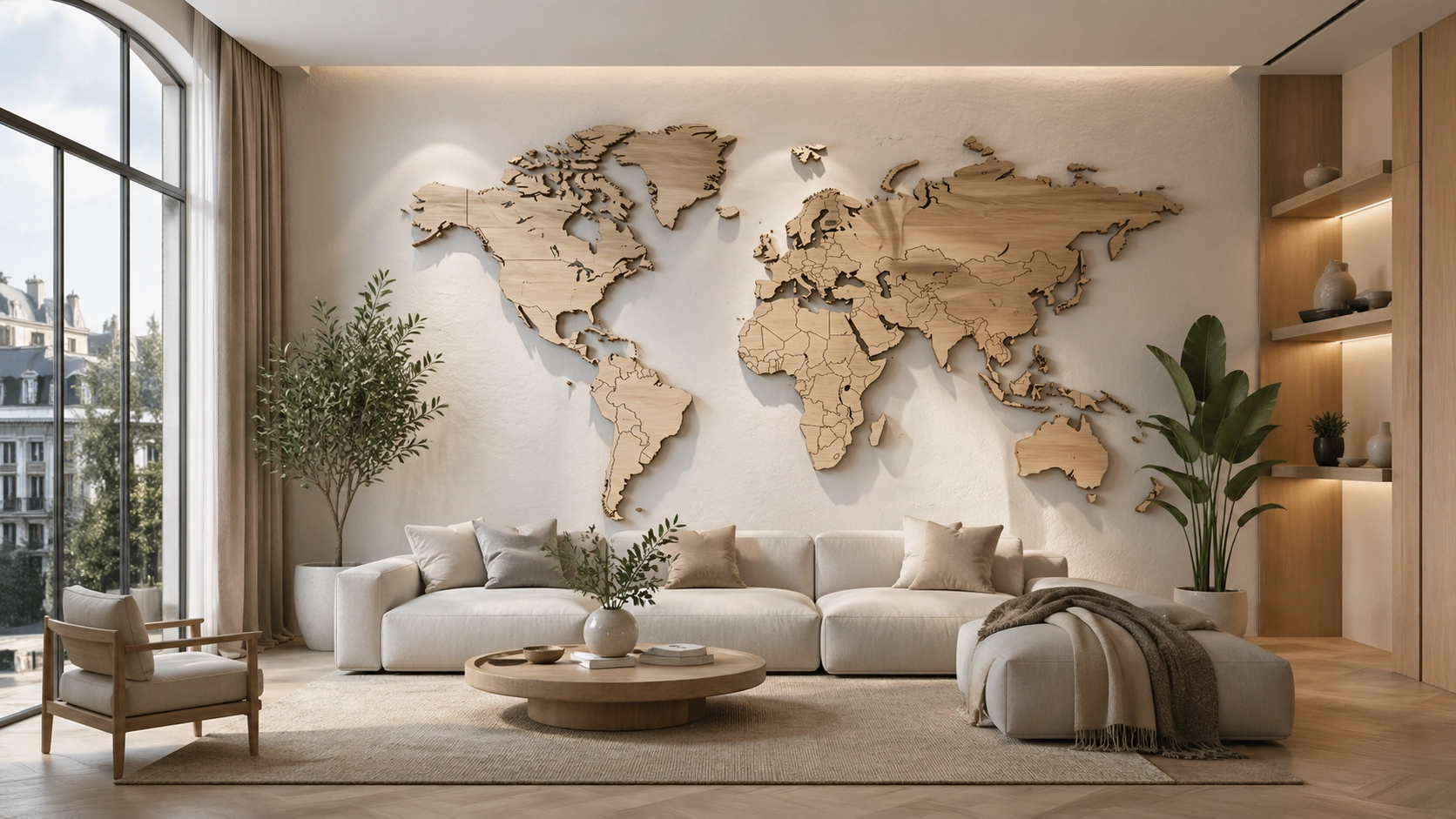 World Map Wall Art