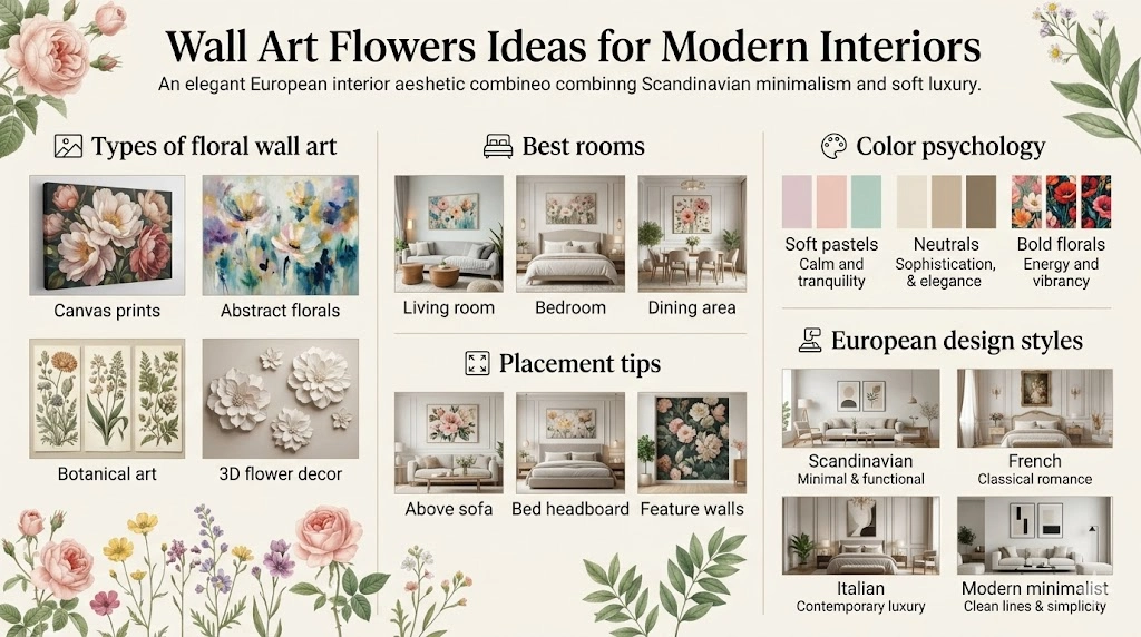 Wall Art Flowers 