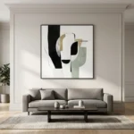 Black & White With Color Wall Art
