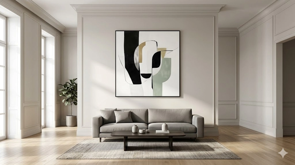 Black & White With Color Wall Art