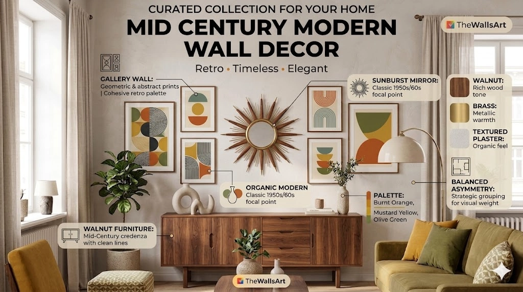 Mid Century Modern Wall Decor