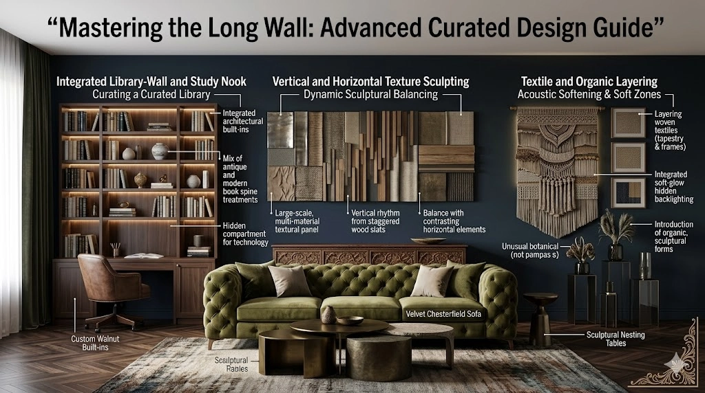 How to Decorate a Long Wall 