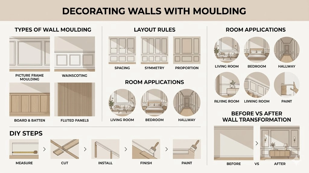 Decorating Walls with Moulding