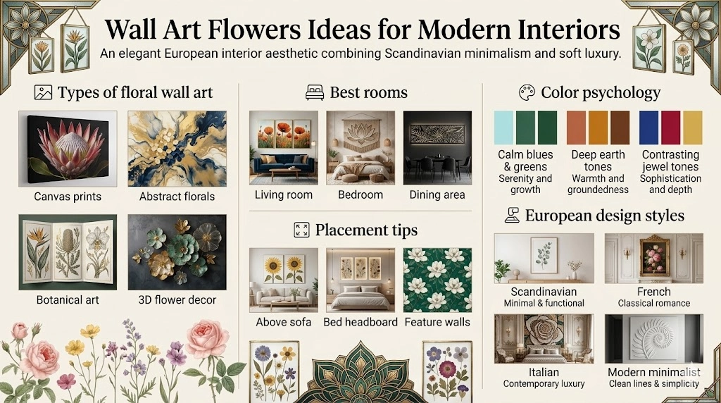 Wall Art Flowers 