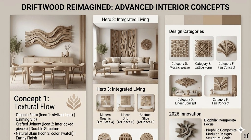 Driftwood Wall Decorations