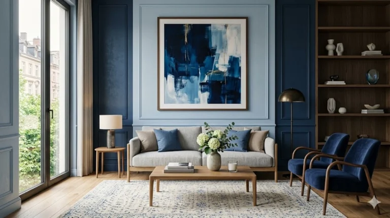 Blue Wall Decor
