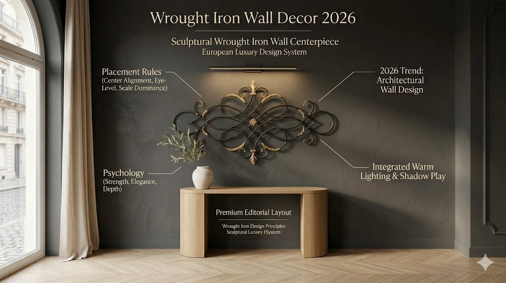 Wrought Iron Wall Decor