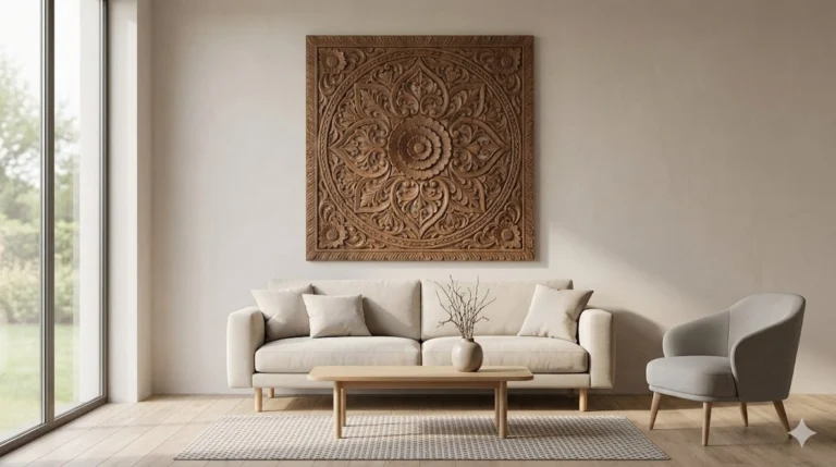 Carved Wood Wall Art