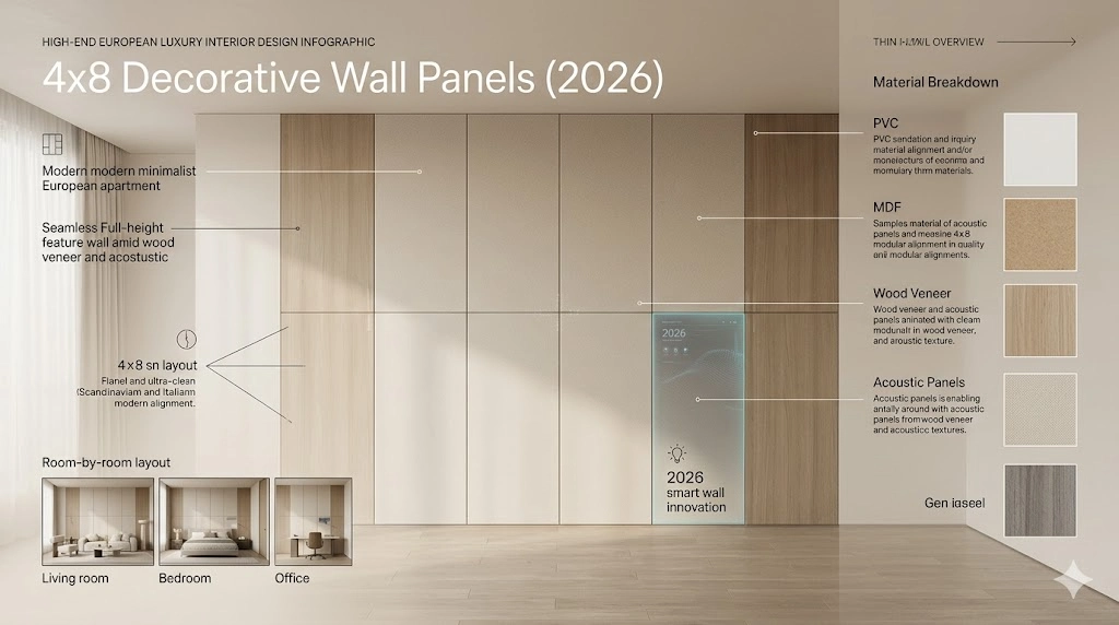 4x8 Decorative Wall Panels