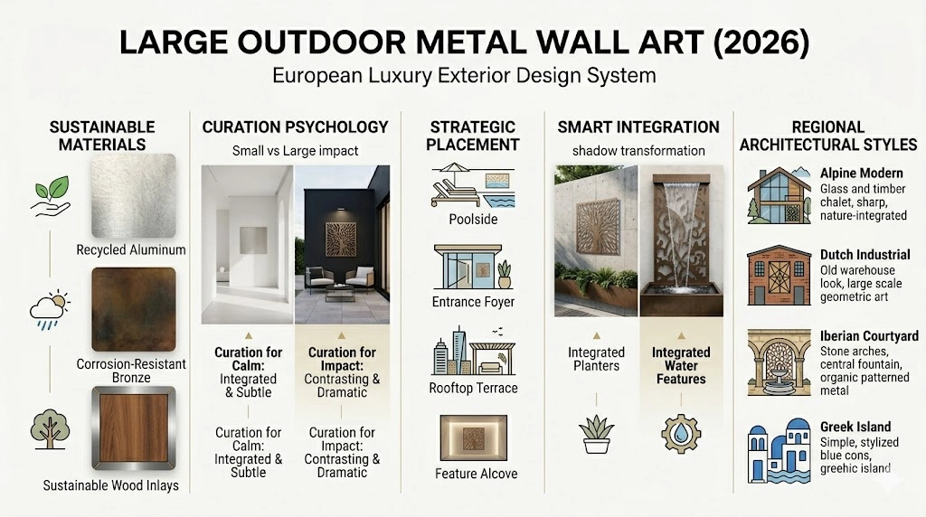 Large Outdoor Metal Wall Art