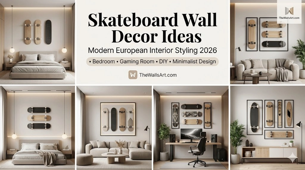Skateboard Wall Decor