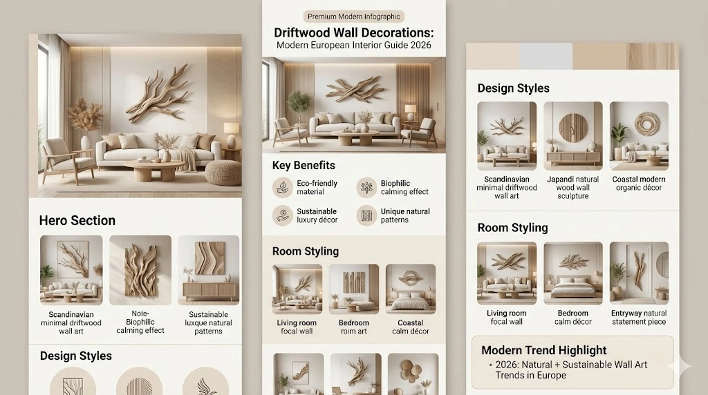 Driftwood Wall Decorations