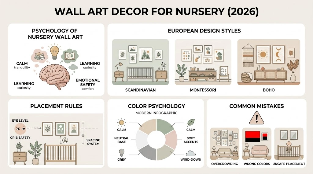 Wall Art Decor for Nursery 