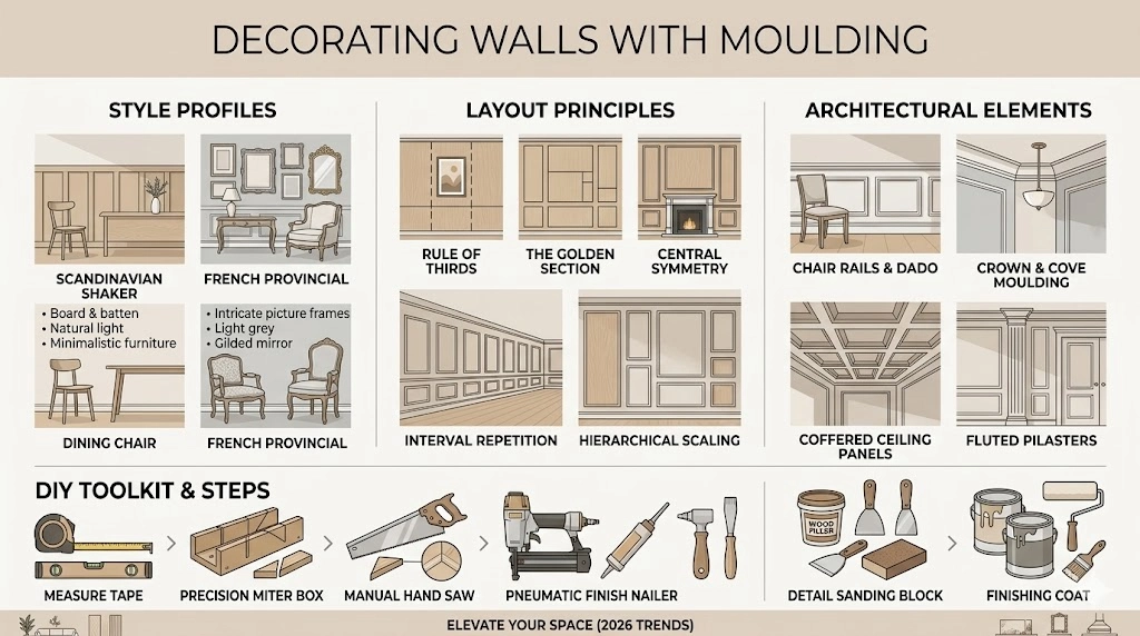 Decorating Walls with Moulding