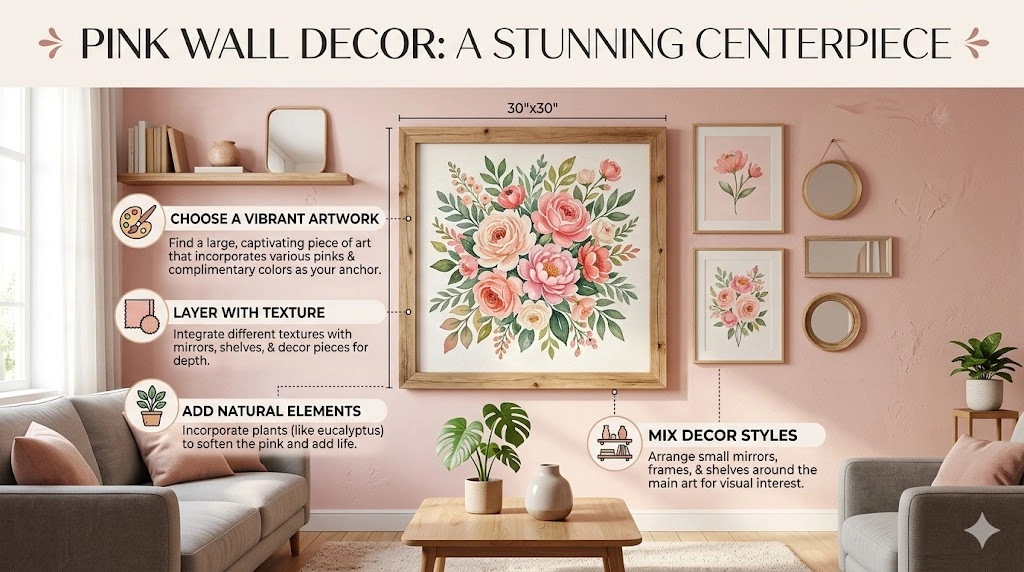 Pink Wall Decor
