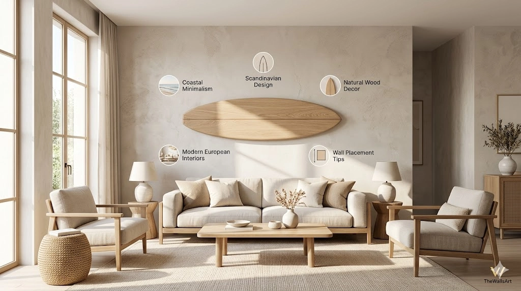 Surfboard Wall Decor