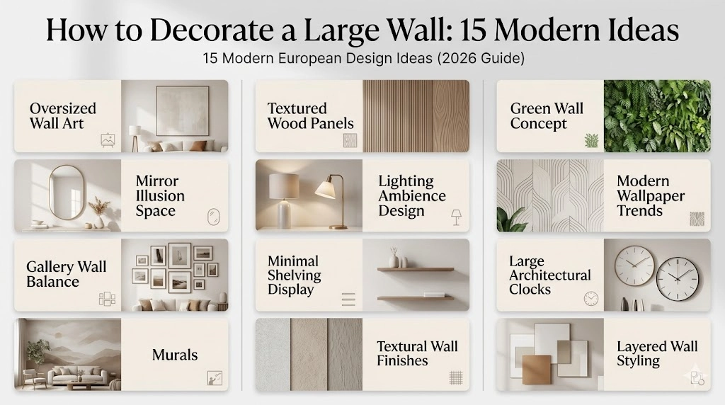 How to Decorate a Large Wall