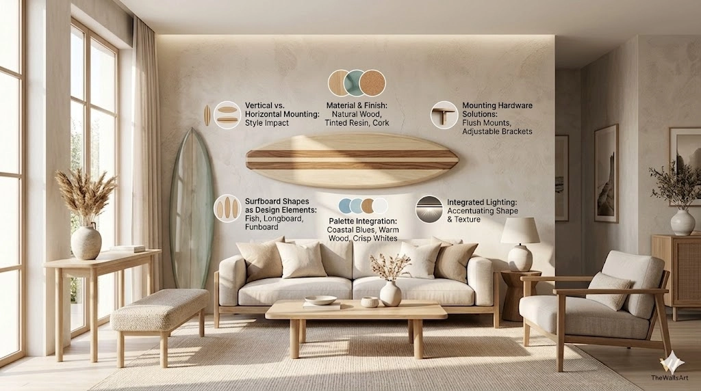 Surfboard Wall Decor
