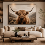 Highland Cow Wall Art