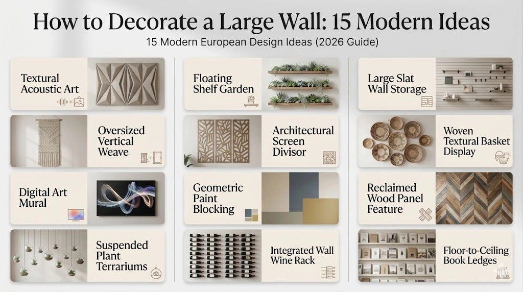 How to Decorate a Large Wall