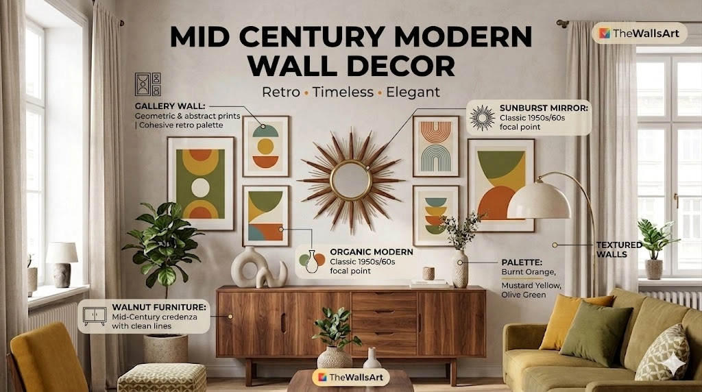 Mid Century Modern Wall Decor