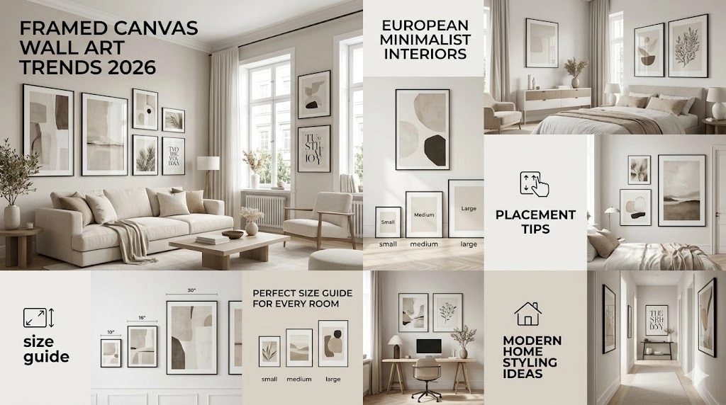 Framed Canvas Walls Art