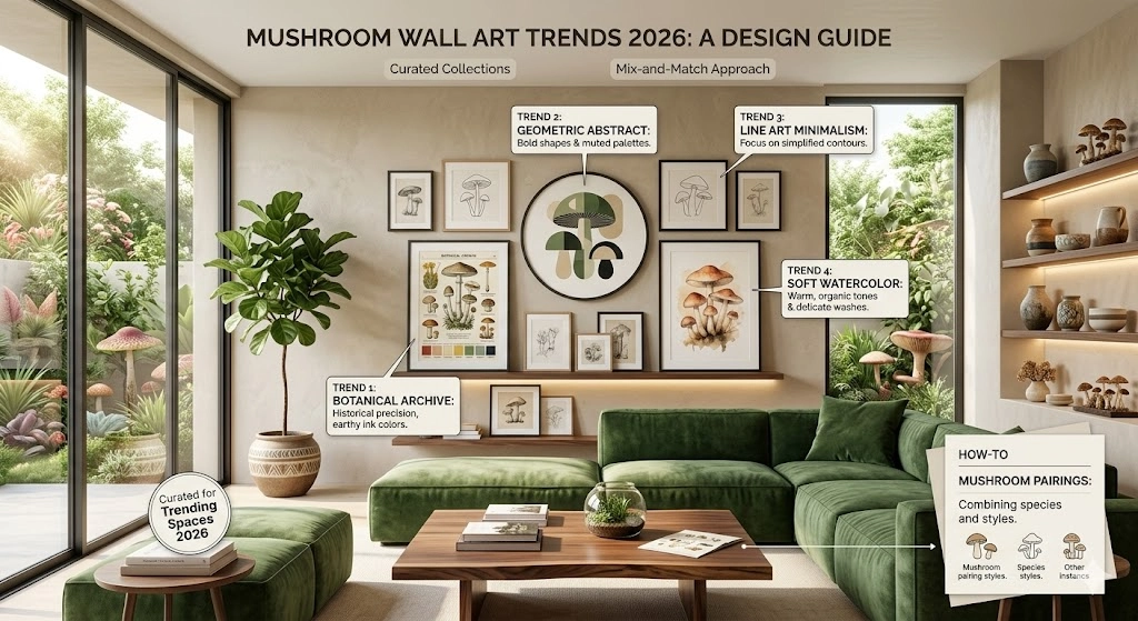 Mushroom Wall Art