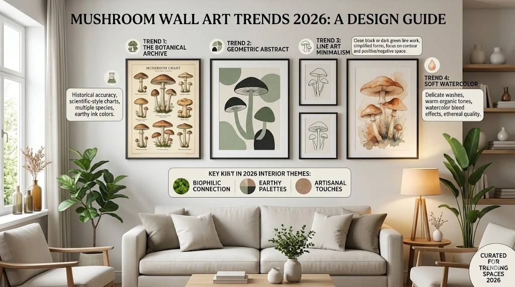 Mushroom Wall Art