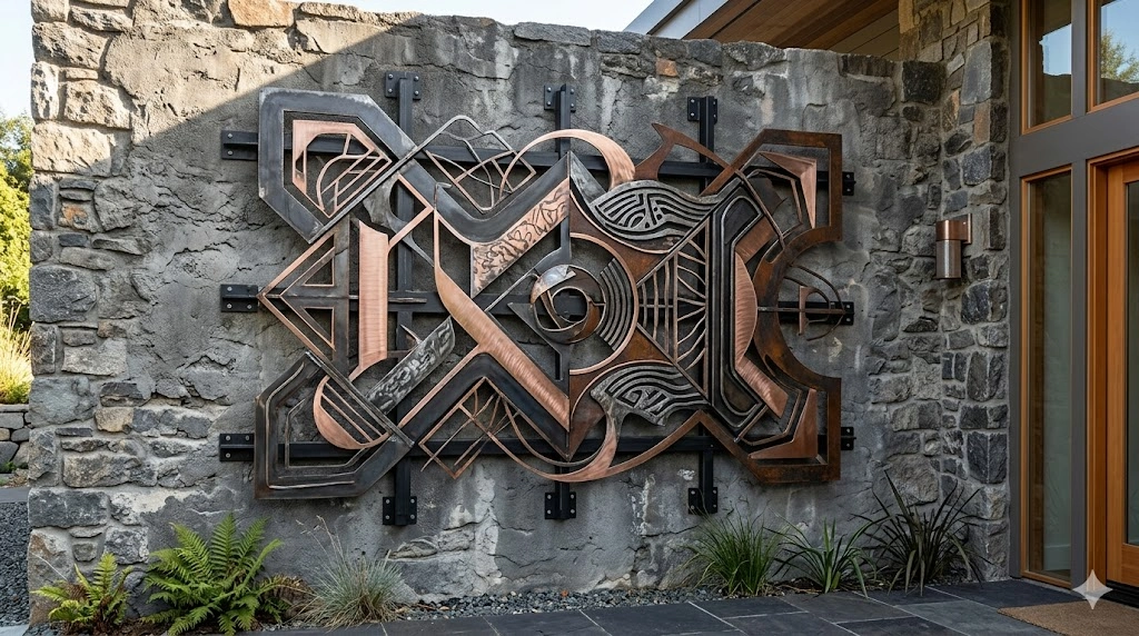 Large Exterior Metal Wall Art