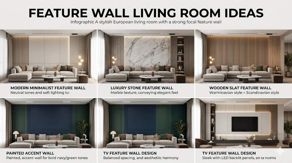 Feature Wall Living Room