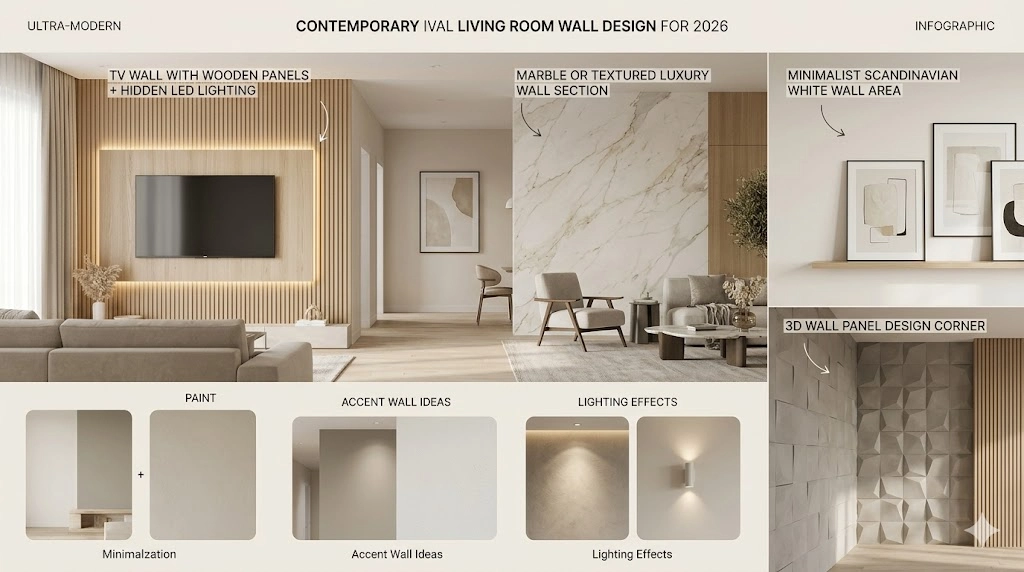 Living Room Wall Design