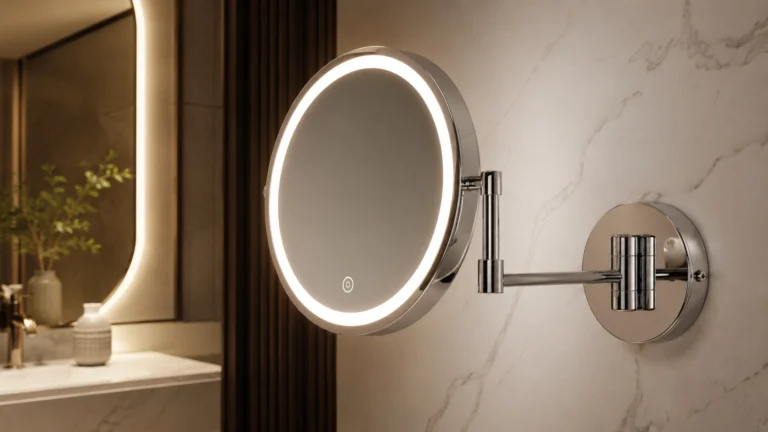 Wall Mounted Lighted Makeup Mirror