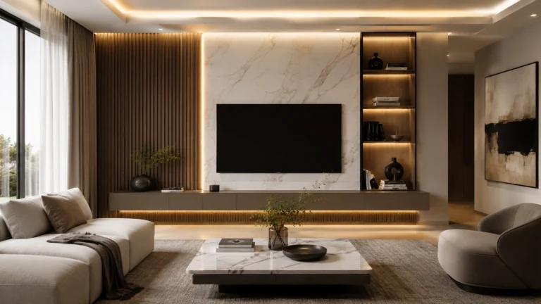 Living Room Wall Design