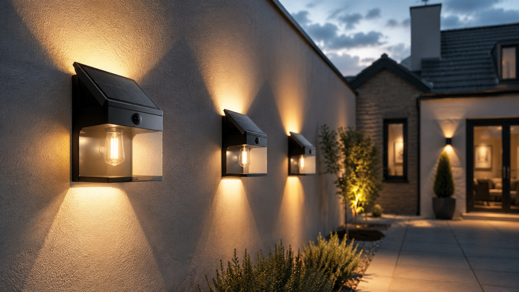 Solar External Wall Lights